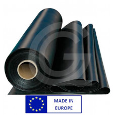 Plaatrubber EPDM 30 Shore | zwart | 1.40 meter breed | 4 mm dik | Per meter